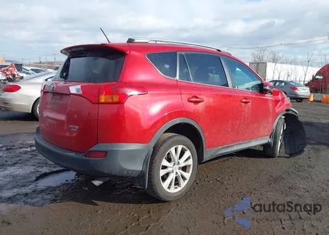 2014 Toyota Rav4 Limited z USA, uszkodzony, nr VIN 2T3DFREV7EW149243